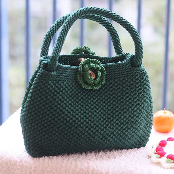 crochet shopping bag