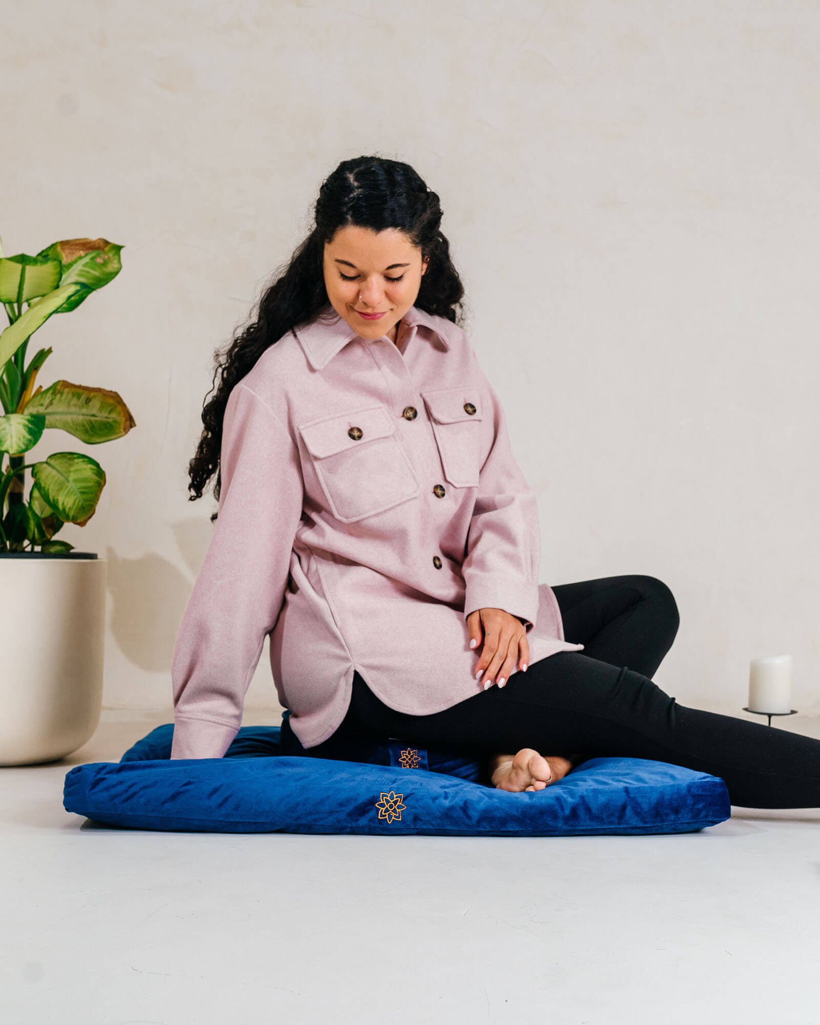 Comfortable zabuton - yoga mat - meditation mat – ByAlex