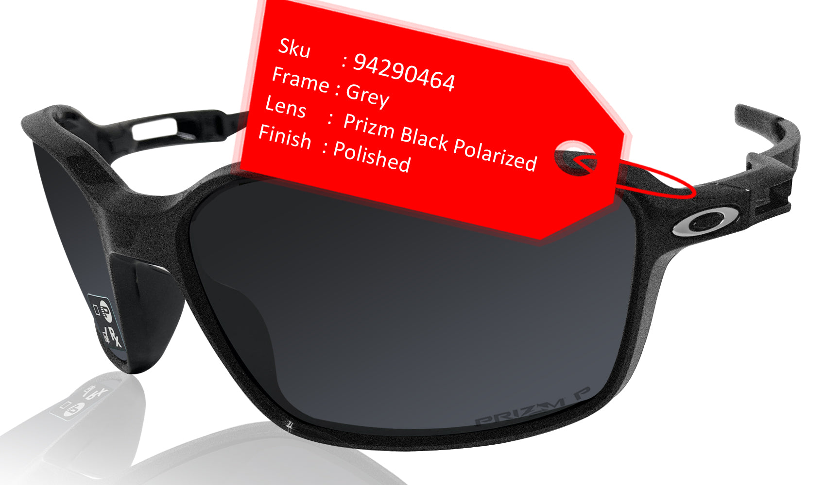 Oakley Siphon Scenic Grey Frame Prizm Black Polarized Lens Sunglasses –  sasy420