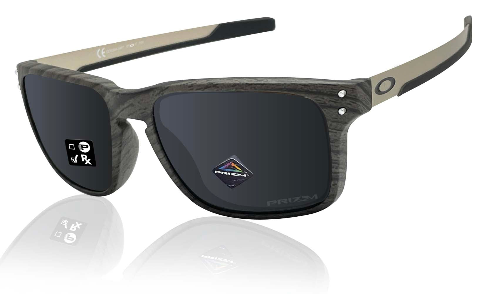 Oakley Holbrook Mix Woodgrain Frame Prizm Black Lens Sunglasses – sasy420