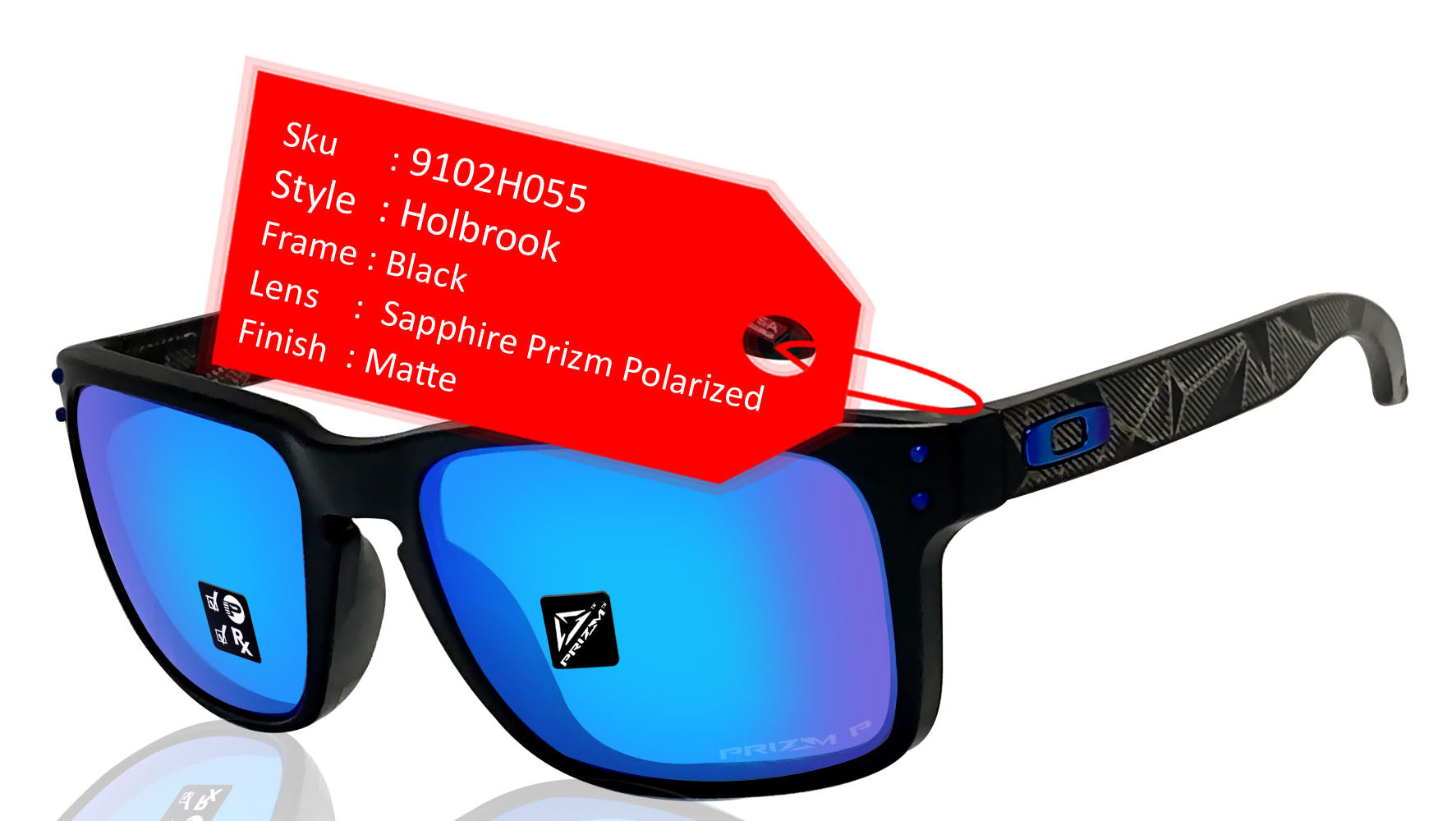 Oakley Holbrook Black Sapphire Prizm Polarized Lens Sunglasses – sasy420