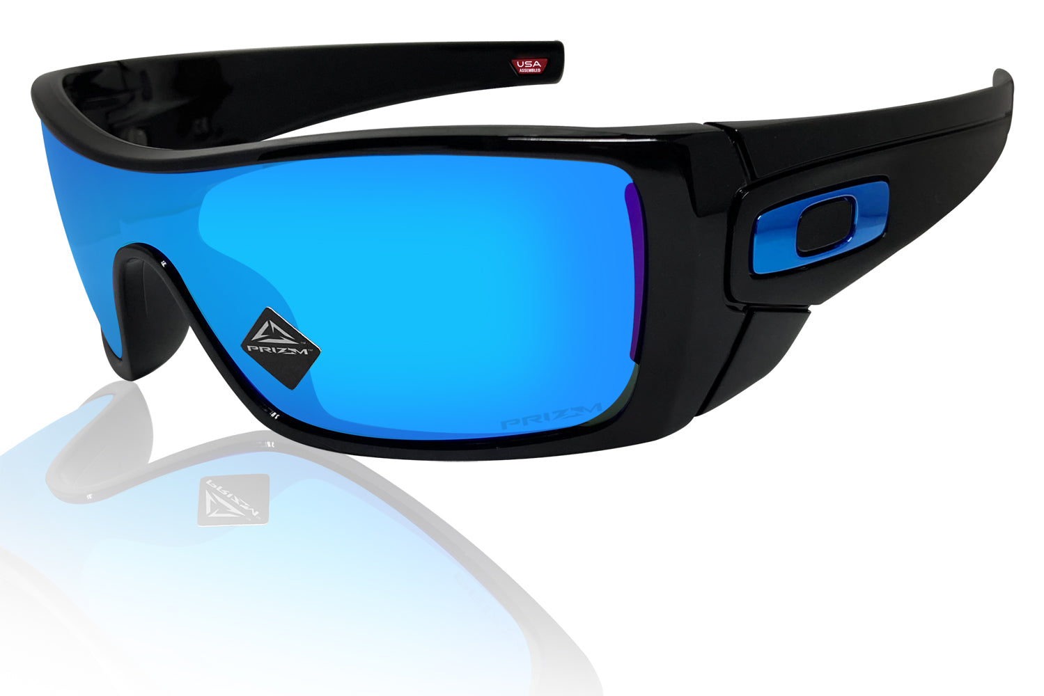 Oakley Batwolf Polished Black Frame Prizm Sapphire Lens Sunglasses 0OO –  sasy420