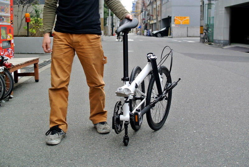 landing gear folding bike