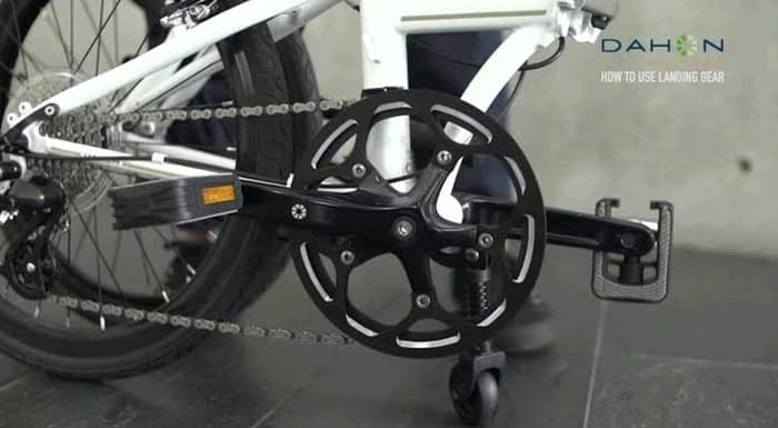 landing gear folding bike