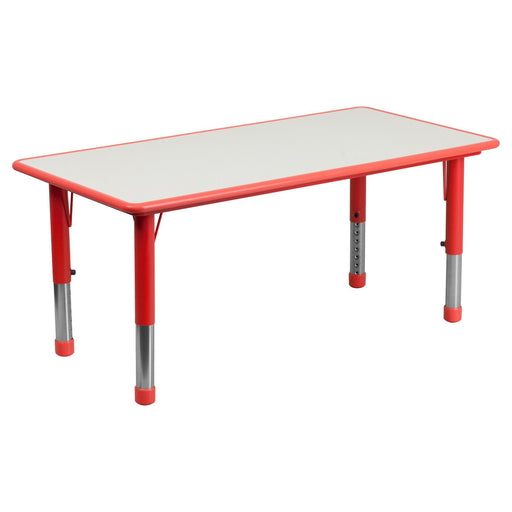 Rectangular Adjustable Table, Blue - 60Cm — Raptor Concept Store