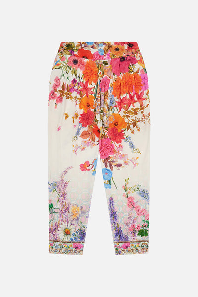 Kids Harem Pants 4-10 Sunlight Symphony print by CAMILLA