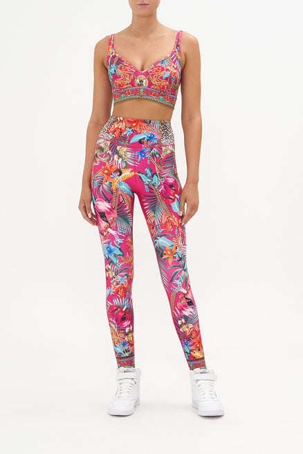 Gaiam Womens Om Willa Printed Cropped Leggings