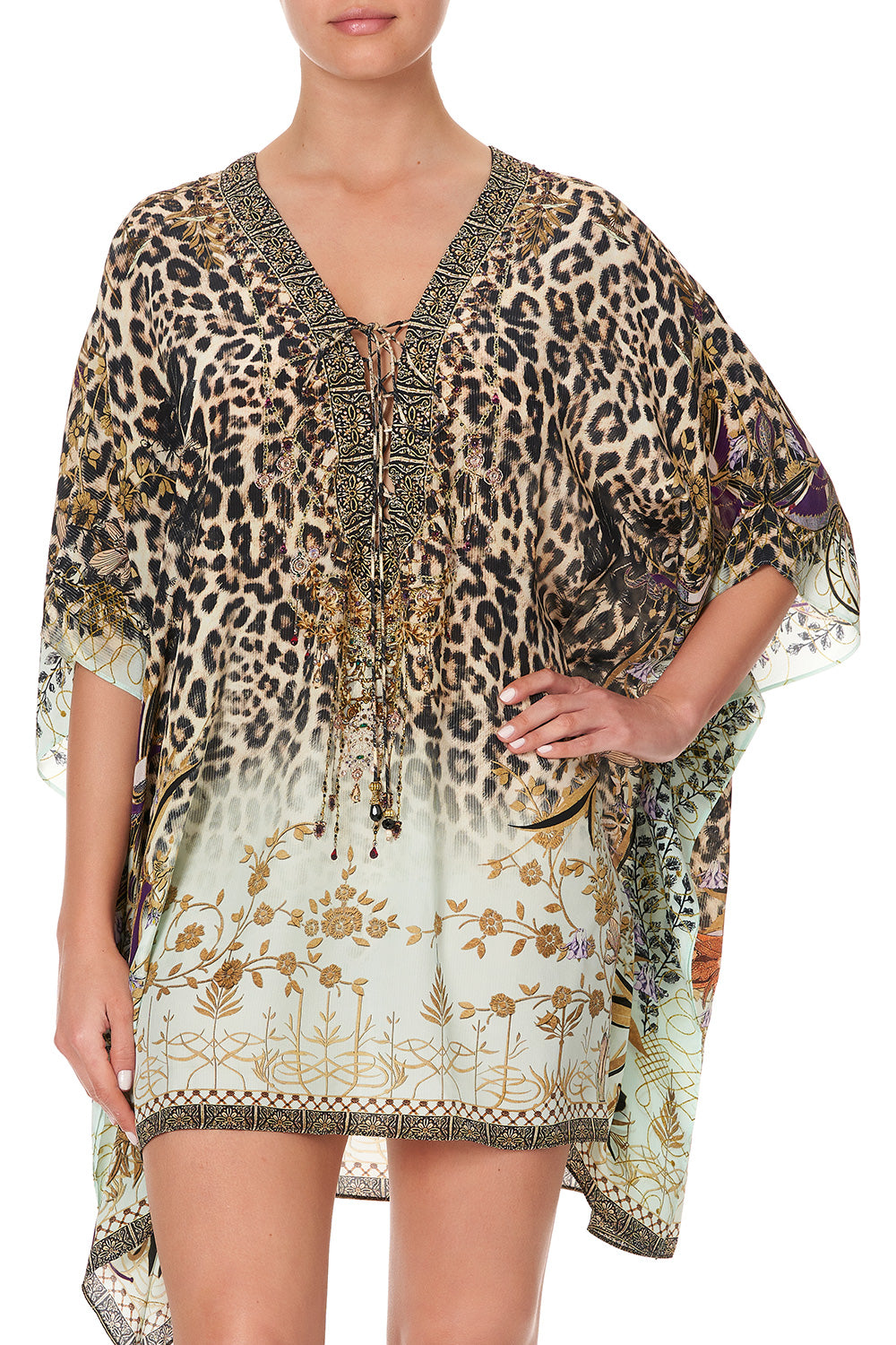 SHORT LACE UP KAFTAN NOMADIC NYMPH – CAMILLA