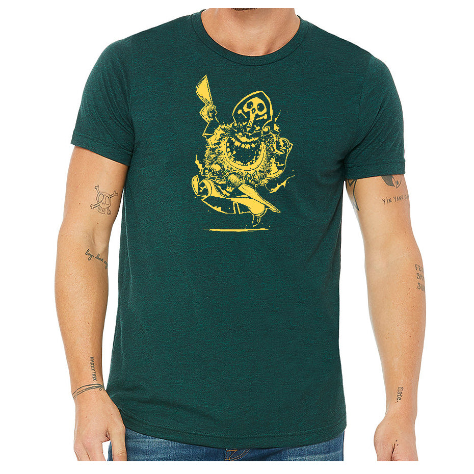 green pirate shirt