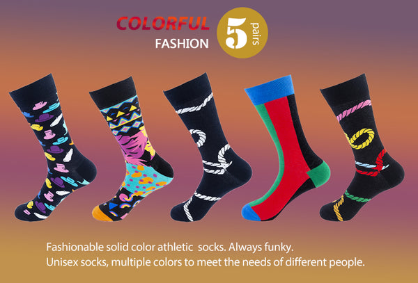 Graphic combination Socks