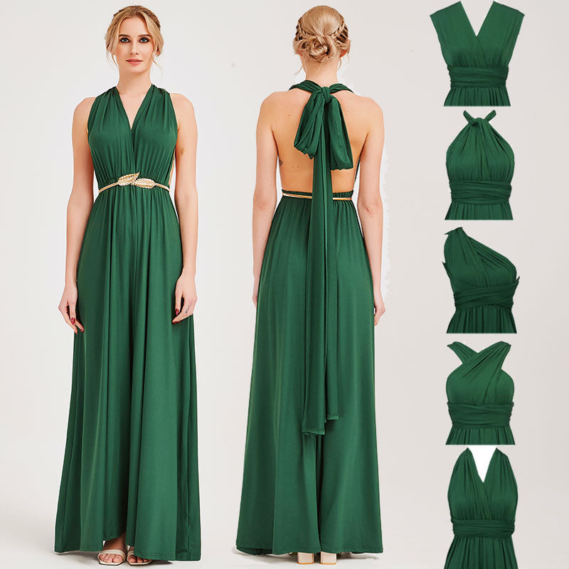 Dark Green Infinity Bridesmaid Dress In 31 Colors Worn To Love 