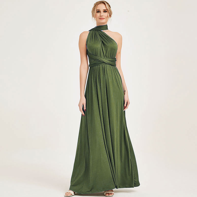 Olive Green Infinity Bridesmaid Dress In 31 Colors Worn To Love 5172