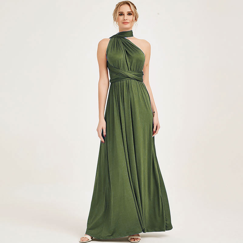 Olive Green Infinity Bridesmaid Dress in + 31 Colors – Worn To Love