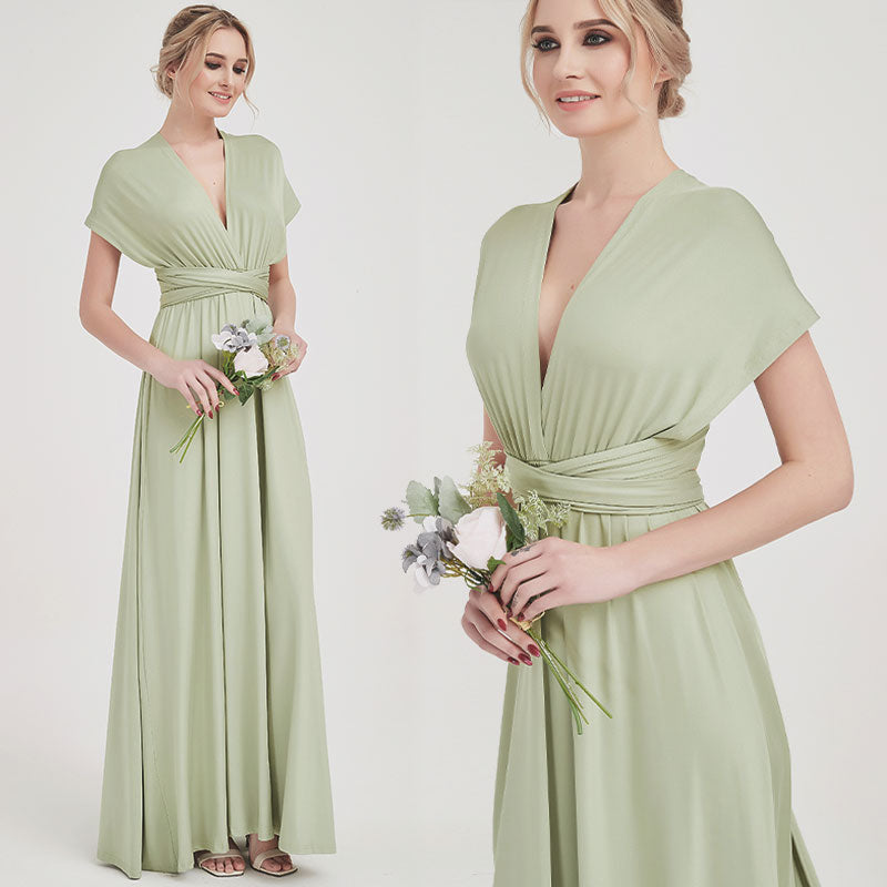 Sage Green Infinity Bridesmaid Dress In 31 Colors Worn To Love 1556