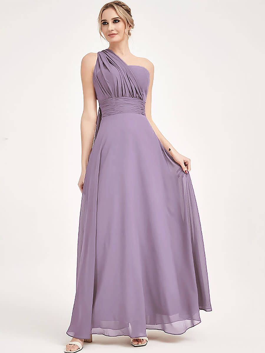 Dolly Gown Awesome Long Mismatched Tulle Bohemian Purple Bridesmaid Dresses,Romantic Convertiable Bridesmaid Dresses,17112001