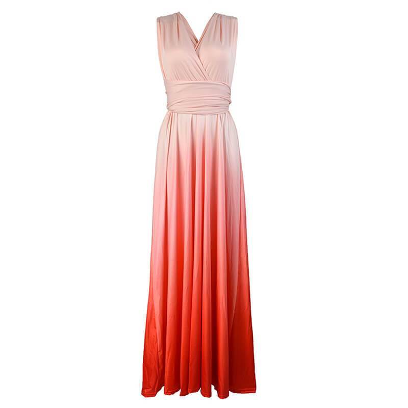 Gradient Pink Infinity Ball Gown Dress – Worn To Love