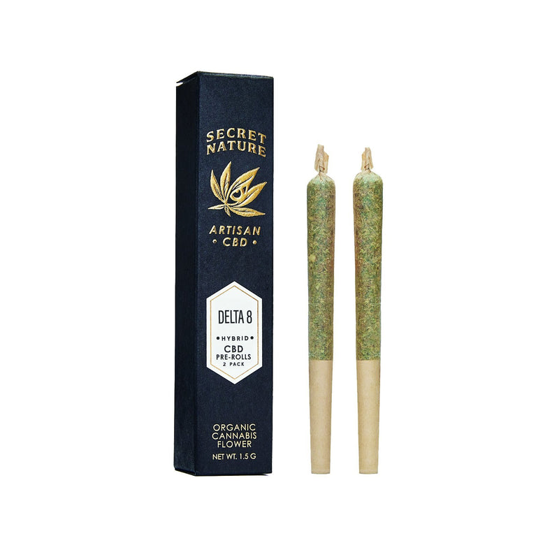 Delta 8 Thc Pre Rolls 100 Organic Joints Secret Nature