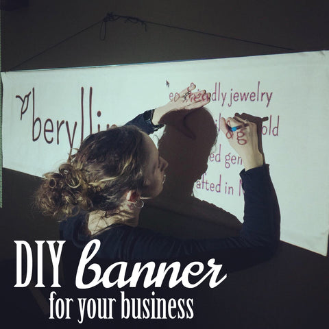 How do I create a banner for my business