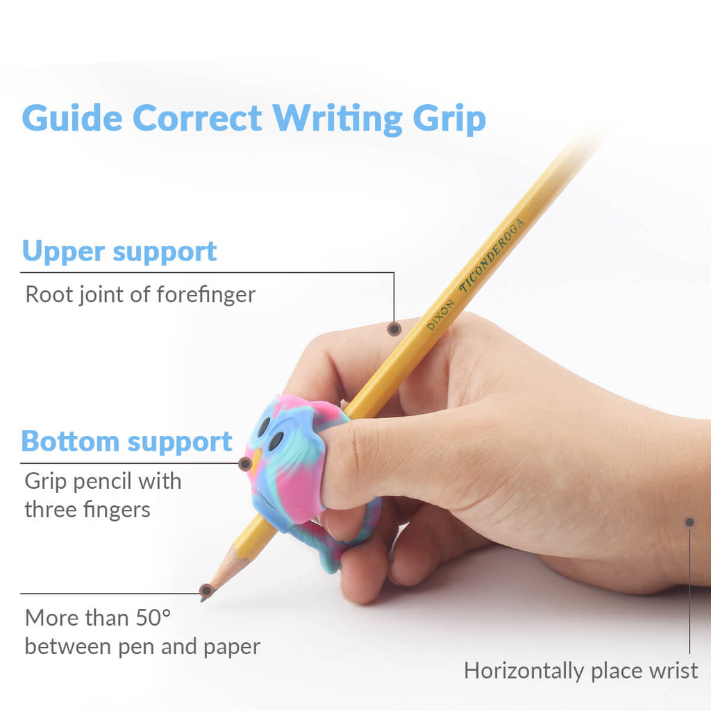 Autism Pencil Training Grips Writing Tools For Kids Cute Owl