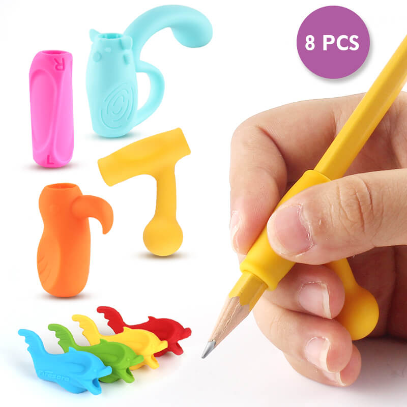 Firesara Finger Grips For Pencils For Kids Learning to Write Handwriting