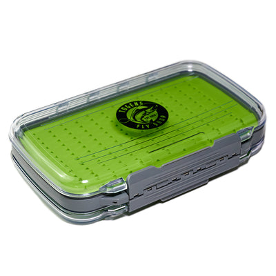 Small Waterproof Double Sided Fly Fishing Fly Box with Silicone