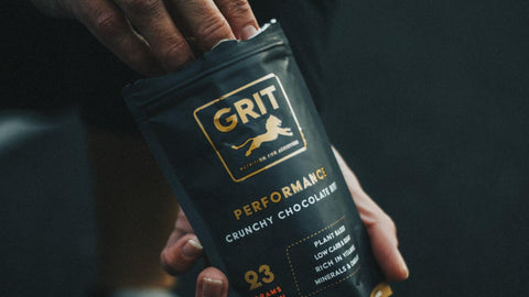 GRIT Superfoods product in hand | Vegan Protein Bites