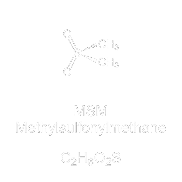 MSM (methylsulfonylmethane), an important component of healthy bones and joints.