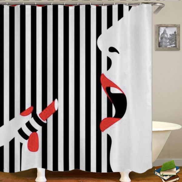 trendy shower curtains