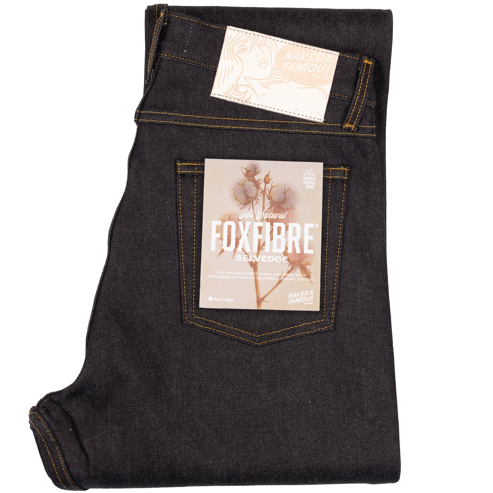 True Guy - All Natural Foxfibre® Selvedge - Naked  Famous Denim NYC product image