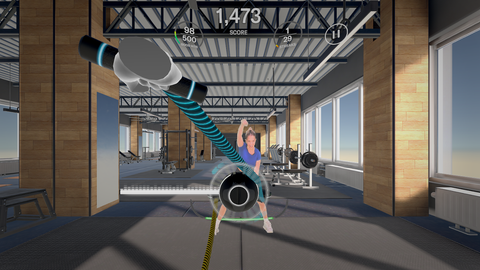 Rope swings in virtual reality