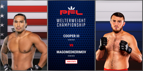 Welterweight Championship: Cooper III vs. Magomedkerimov