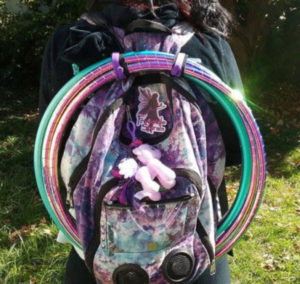 hula hoop travel bag