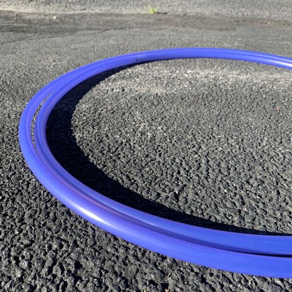 Blue Solar Changing Polypro Hula Hoop