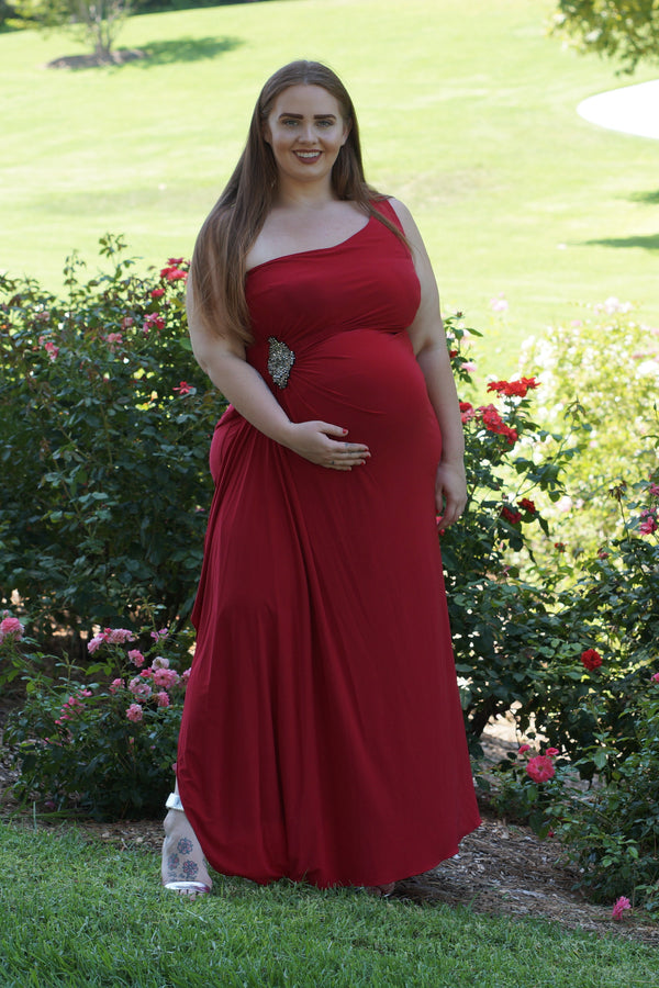 Strapless Maternity Gown – Mommylicious