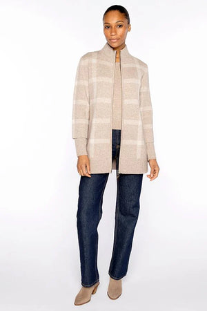 Zip Mock Blend Cardigan - Tulips Little Pop Up Shop