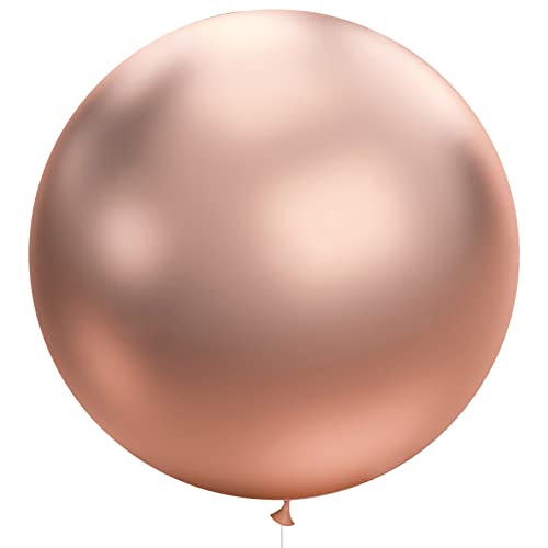 PartyWoo Rose Gold Balloons, 50 pcs 5 inch Metallic Balloons and Ballo