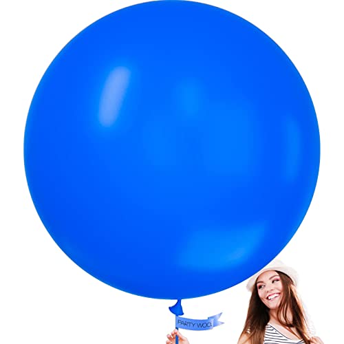 PartyWoo Royal Blue Balloons, 50 pcs 12 inch Latex Balloons, Party Bal