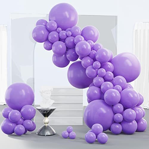 140 Pcs Purple Balloon Garland Assorted Purple Balloons Grayish Blue Pale  Lavender Purple Lilac White Balloon Arch Kit For Birthday Decorations Baby  Shower Wedding Purple 1491 For Sale in Blanchardstown, Dublin from