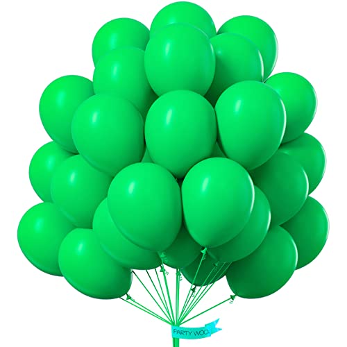 PartyWoo Mint Green Balloons, 50 pcs @ PARTYWOO / FBA