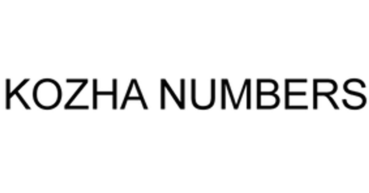 KOZHA NUMBERS