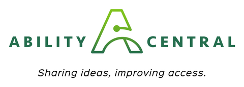 Logotipo de Ability Central, que presenta representaciones estilizadas de personas interconectadas en colores vibrantes, que simbolizan la inclusión y el apoyo a las comunidades de personas sordas y discapacitadas.