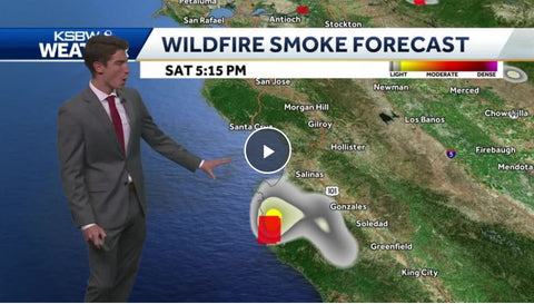 Wildfire Smoke Monterey California Big Sur Fire 2022