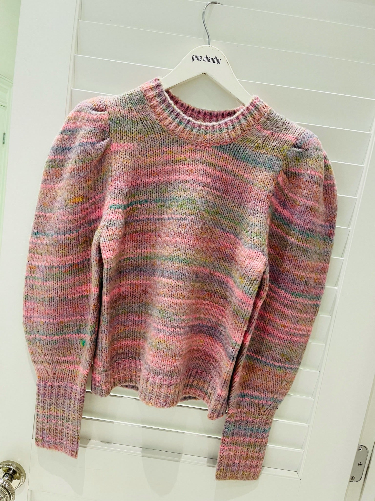 Love Shack Fancy - Aquarius Pullover - Pink Cloud