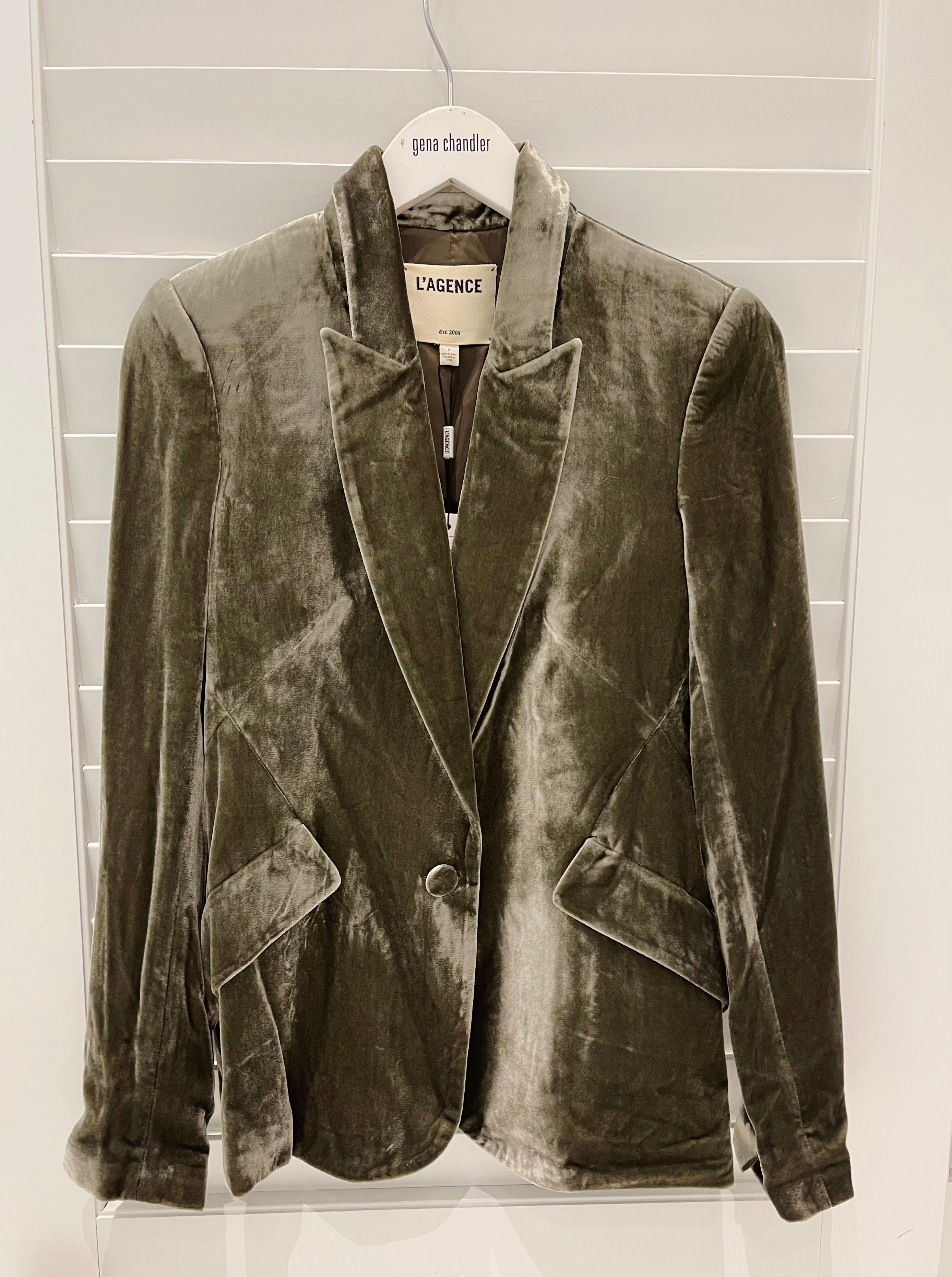 L'Agence - Chamberlain Blazer - Ivy Green