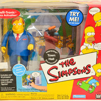 Playmates - The Simpsons - Interactive Town Hall with Mayor Quimby - Action Figure