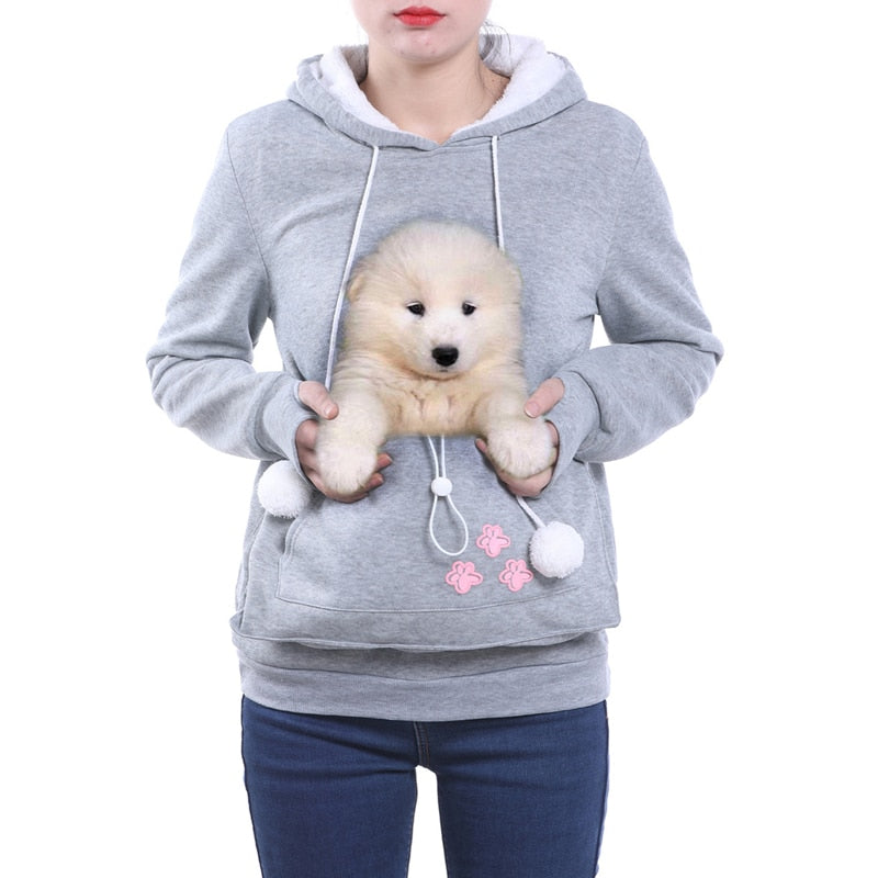 cat hoodie with kangaroo pouch