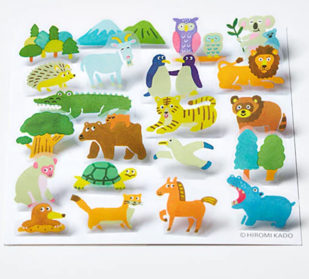 Zoo Animals Pop Up Stickers – The Paper + Craft Pantry