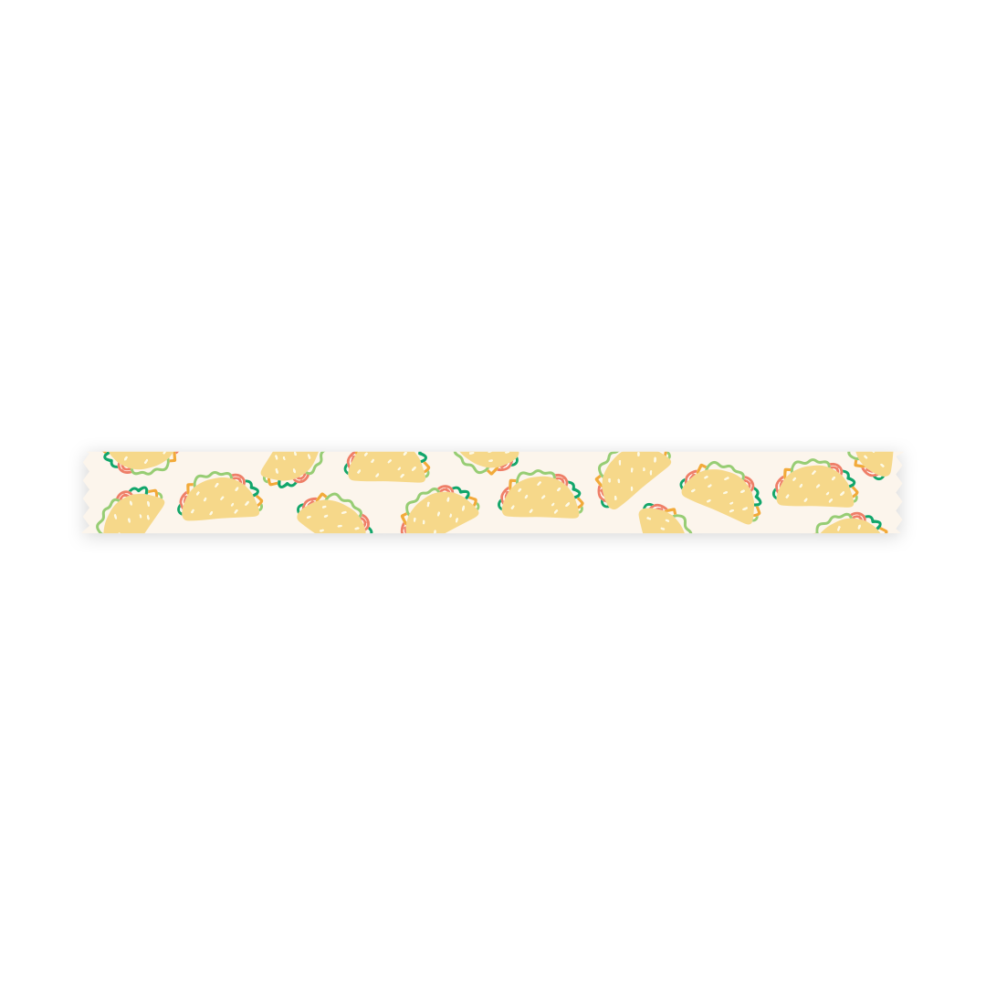 Tacos Washi Tape - 15mm – The Paper + Craft Pantry