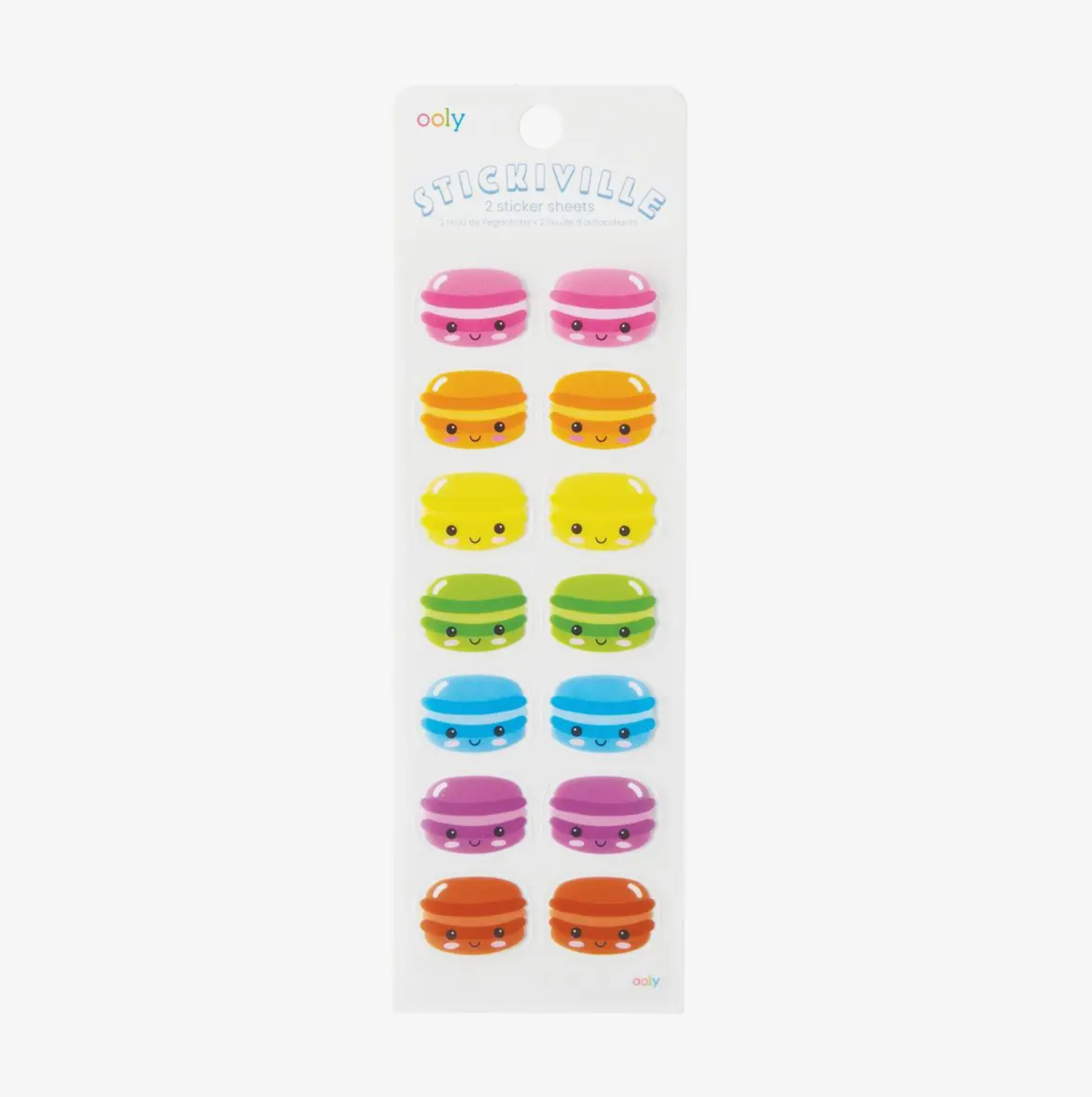 Happy Macaron Sticker Sheets (2) – The Paper + Craft Pantry