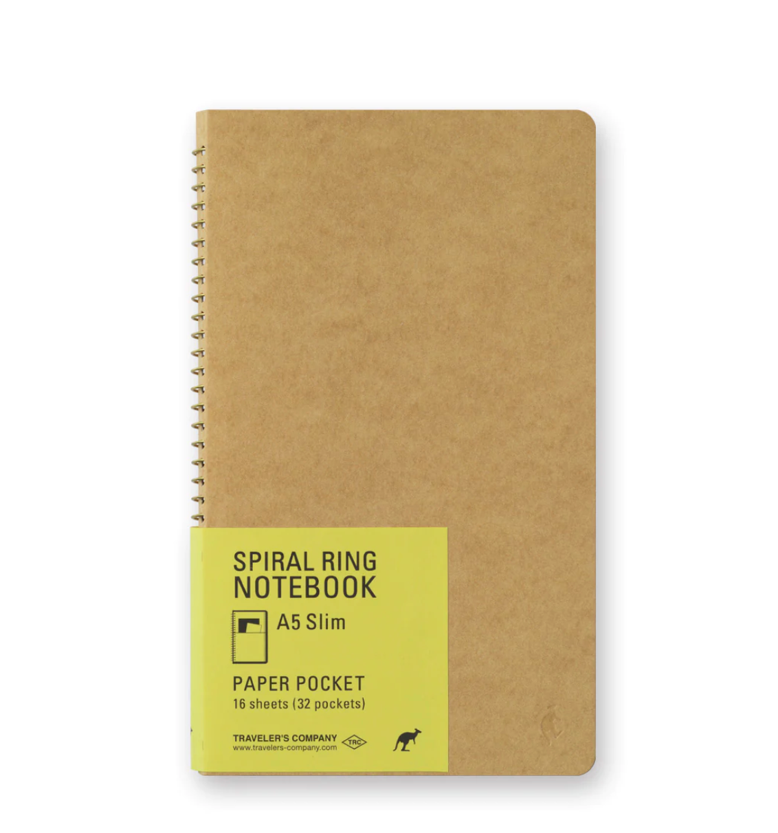 Traveler's Company Blank Spiral Notebook (White Paper) - 2 size option –  The Paper + Craft Pantry